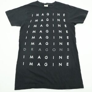 Imagine Dragons Concert Tour T-Shirt Black Graphic Band Tee Mens Small S